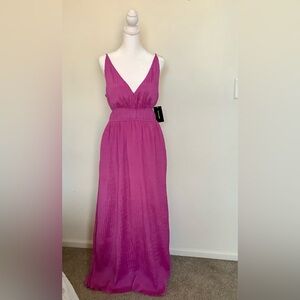 Elegant Pink Maxi Dress